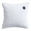 Floral Quilt White Kuddfodral 50x90